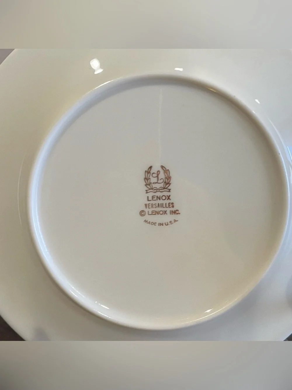 LENOX PORCELAIN VERSAILLES BREAD AND BUTTER PLATES SET OF 6